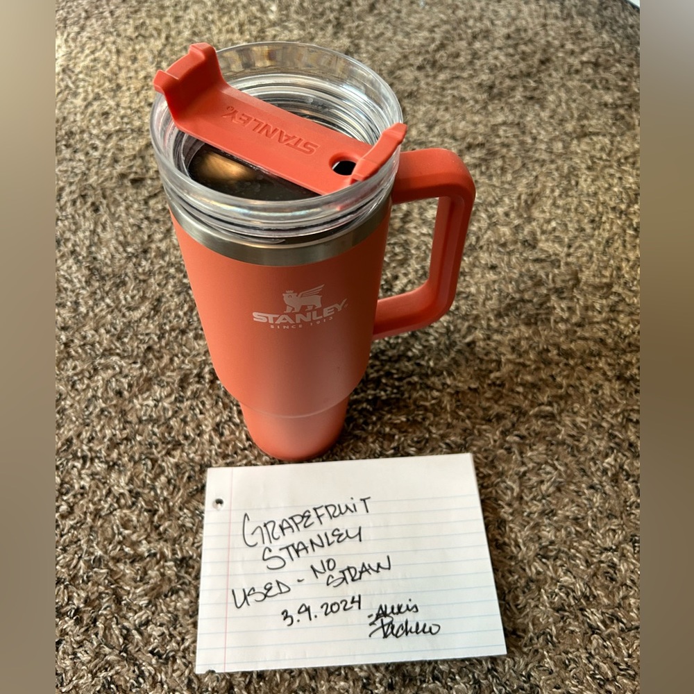 Grapefruit Stanley 40oz - Used - No Straw